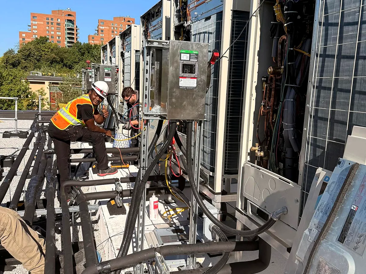 Industrial chiller service and plant maintenance